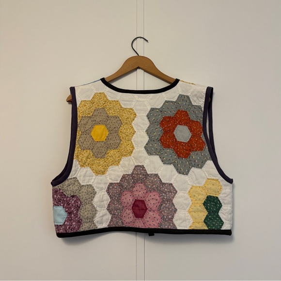 Patchwork Quilted Vest - Multicolor - Picture 2 of 5